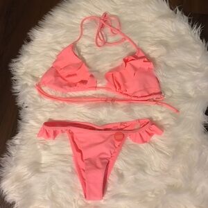 Sexy pink bikini